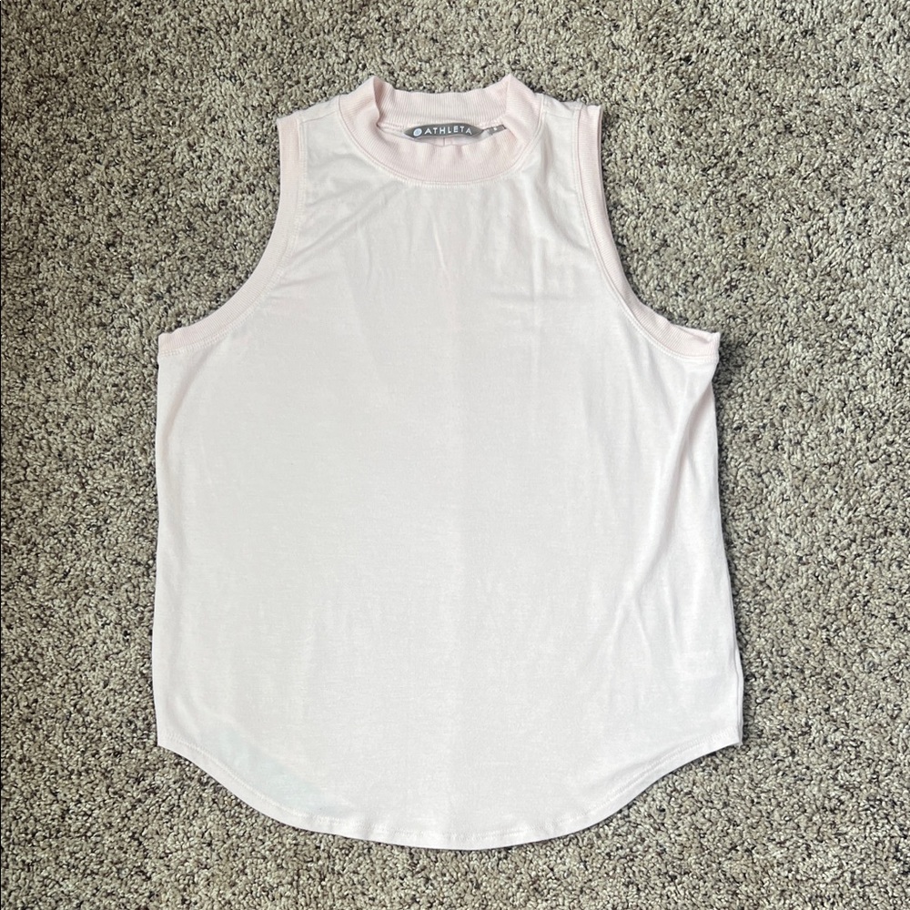 Athleta Light Pink Tank Top Size Small